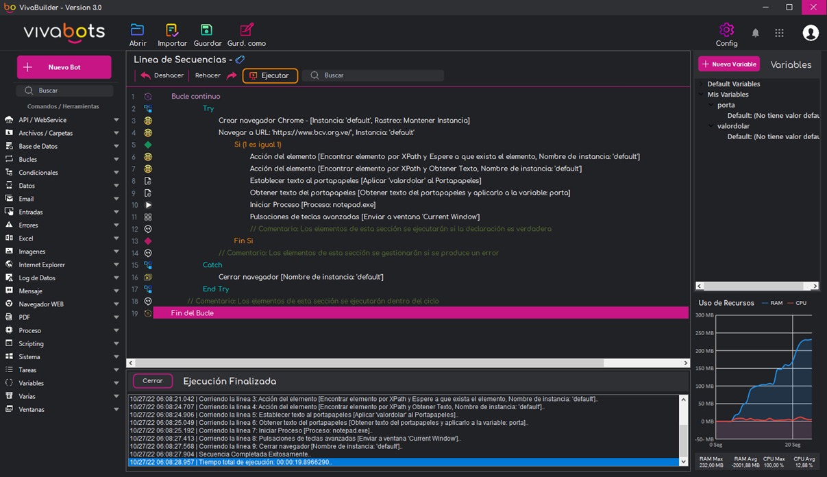 Viva Builder Workspace